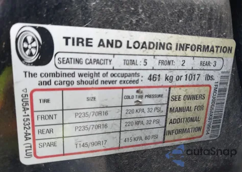 2010 Ford Escape Xlt из США, поврежденный, VIN 1FMCU0DG5AKB79954